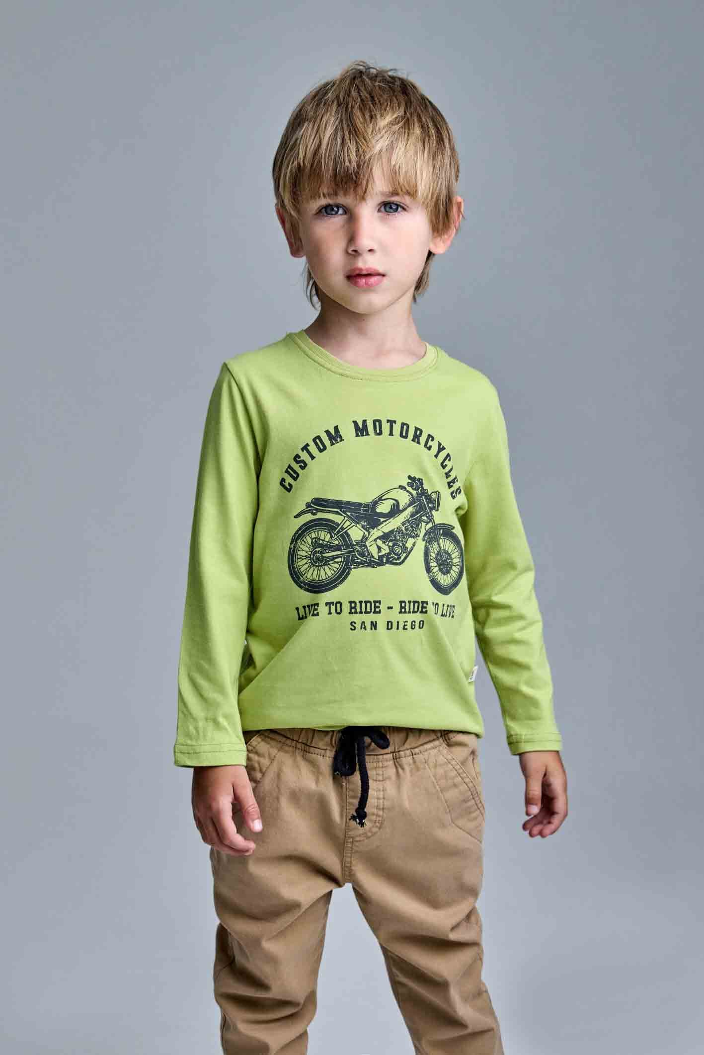 Remera verde Mike 4-12