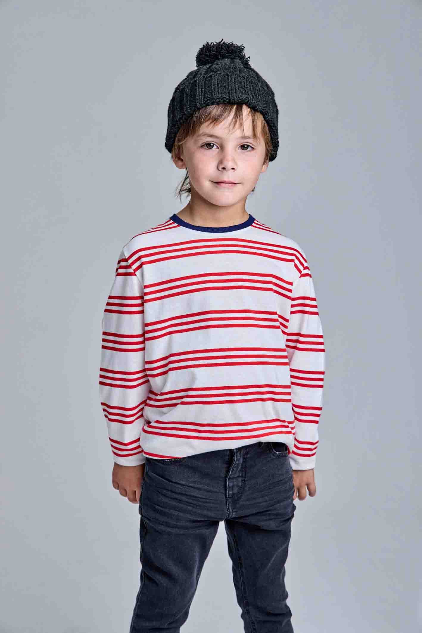 Remera rayada League para niños de Cheeky